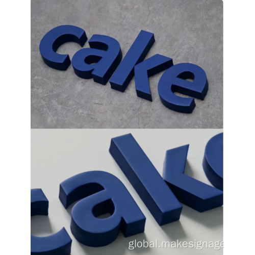 Metal Edging Luminous Characters Metal wrap-around letters Supplier
